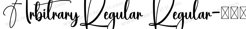 ArbitraryRegular Regular字体转换